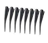 Healifty 8pcs Metal Duckbill Hair Clips Thick Alligator Sectioning Clips for Salon Styling and Home Use Hairdressing Accessories for Curling Coloring Blow Drying