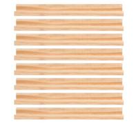 Healifty 8Pcs Natural Wood Domino Display Stands Multi Function Wooden Domino Holders for DIY Projects Stylish Storage Rack for Games Crafts