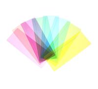 Healifty 8pcs PVC Reading Strips Colored Highlight Bars Large Size Reading Bookmark Strips for Students’ Guided and Tracking Aid