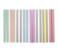 Healifty 8pcs Reading Tracking Strips for Books Colored Overlay Bookmarks Dyslexia Reading Aid Highlight Markers Teacher Student Tool