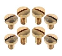 Healifty 8pcs Saxophone Fixing Screws Set, Metal Replacement Parts for Alto and Soprano Saxophone, Includes 4 Long and 4 Short Screws, Musical Instrument Repair Accessories for Wind