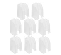 Healifty 8pcs Vinyl Record Player Needle Protectors Replacement Stylus Caps Small Red Crystal Stylus Covers Compatible with Turntable Phonograph for Dj and Home Use