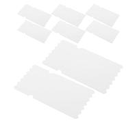 Healifty 8pcs White Sublimation Ticket Blanks for Crafts, Heat Transfer Pet Ticket Sheets 5.5x2.75in, Blank Invitation and Raffle Tags for Wedding, Party, and Office Use