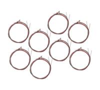 Healifty 8sets Colorful Guitar Strings Replacement Steel Acoustic Guitar Strings Pack for Beginners for Practice and Performances