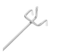 Healifty 90pcs Heavy Duty Stainless Steel Pegboard Hooks Garage Organizer Accessories with Enhanced Load Support Easy Installation Multi Kitchen Shop Shed Wall Storage and Tool Hanging