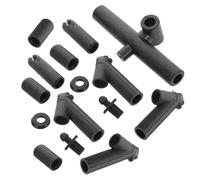 Healifty 9pcs Plastic Kite Rod Connectors Replacement Parts Kit for Stunt Kites Lightweight Craft Project Connectors Set and Repair Random Style