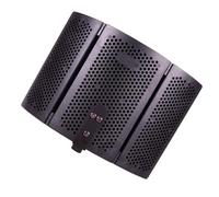 Healifty Abs Microphone Windshield Noise Reduction Cover for Recording Studio Desktop and Floor Stands Mesh Filter Protecting Mic From Moisture and Dirt Sound Penetration Shield for Singing