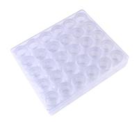Healifty Acrylic 30 Grid Diamond Art Storage Box with Lids for Accessories