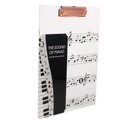 Healifty Acrylic Sheet Music Binder for Choir and Piano with Thick Note Holder and Easy Page Turn, Versatile Music Storage Book Suitable for Musicians and Students