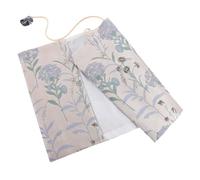 Healifty Adjustable Cloth Book Protector Sleeve with Pattern Anti-wear Fabric Cover for Notebooks Lightweight and Stylish Book Sleeve for Reading and School Use