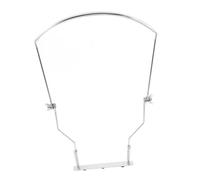 Healifty Adjustable Harmonica Neck Holder Stable Mouth Organ Stand for Performance and Rehearsal Portable Silver Harmonica Support for Players