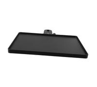 Healifty Adjustable Microphone Stand Tray with Rack and Movable Shelf for Live Streaming Desktop Floor Use Firm Support for Phones and Accessories Easy Angle and Portable Design