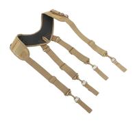 Healifty Adjustable Padded Tool Belt Suspenders for Men, Electrician Work Suspenders Attachment Loops, Heavy Duty Construction and Woodworking Tool Organizer Waist Strap