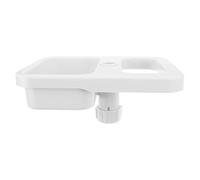 Healifty Adjustable Plastic Stand Tray Support Plate for Infusion and Drip Storage, Space Saving Design Mountable Hooks, for Hospital and Clinic Use