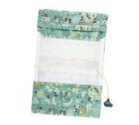 Healifty Adjustable Reusable Book Cover Vintage Floral Printing Book Protection Sleeve for Notebooks Decor for School and Reading Privacy