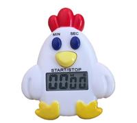Healifty Adorable Chicken Electronic Timer Household Countdown Reminder for Kitchen Home and Students Loud Alarm Battery Included Cooking and Baking Companion