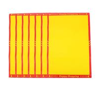 Healifty Advertising Price Tags 10Pcs A3 Blank Paper for Supermarket Discounts and Store Anniversaries