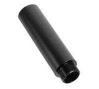 Healifty Aluminum Alloy Mic Stand Extender Tube Black Microphone Bracket Extension for Boom Arm Mic Arm Replacement Lightweight and Sturdy Recording Accessory