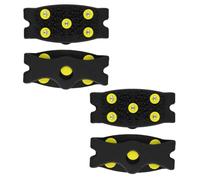 Healifty Anti-Slip Shoe Cover Ice Gripper Outdoor 5-Spike Design Sturdy Traction Crampon Spikes for Winter Hiking and Climbing Suitable for Snow and Ice Conditions