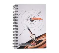 Healifty Archery Scoring Notebook with Blank Score Sheets, White Compound Bow and Barebow Archery Practice Log, Tournament Record Book for Target Shooting and Range Training