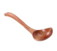 Healifty Asian Wooden Soup Ladle: Kitchen Cooking Serving Ladle Cooking Gravy Spoon Salad Dressing Pancake Utensils for Sauces Gravy Canning