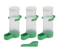 Healifty Automatic Water Machine Pet Bird Drinking Feeder with Smooth Surface Anti-splash Design Made of Environmentally Friendly Plastic for Cage Use Suitable for Canary Lark