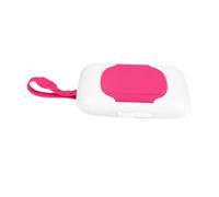 Healifty Baby Wipes Holder Portable Wet Tissue Case with Silicone Belt Plastic Clean Storage Box for Quick Clean up Can Be Hung on Baby Carriage Suitable for Moms and Infants