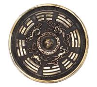 Healifty Bagua Mirror Four Divine Exorcism Ornament Home Decor Feng Shui Blessing Charm with Fine Workmanship and Artistic Design