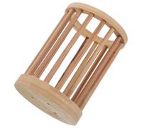 Healifty Bamboo Utensil Crock with Efficient Ventilation, Multifunctional Kitchen Utensil Organizer for Forks and Tableware, Natural Beauty Design for Restaurant and Kitchen Storage