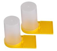 Healifty Bee Water Feeder Beekeeping Tool Plastic 2pcs Beehive Entrance Water Dispenser Easy to Operate High Stability for Bees at Home