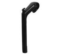 Healifty Bike Stem Gooseneck 25.4mm Diameter Aluminium Bicycle Handlebar Quill Stem for Mountain Bikes and Retro Cycles, Black 180mm Length Compatible with Standard Forks
