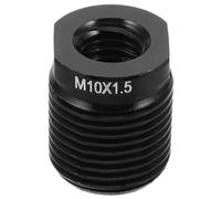 Healifty Black Gear Shift Adapter Kit for Non Threaded Manual Shifters Durable Aluminum Alloy Shift Stick Connector with Internal Thread Nut Easy Installation for Enhanced Precision and
