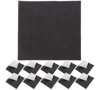 Healifty Black Paper Napkins 6.5 X 6.5 Inch Double-Layered 20 Sheets Pack for Party and Event Use, for Birthday, Wedding, and Size Gathering