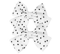 Healifty Bow Shoe Clips White Heels Accessories for Women Bridal Wedding and Date Occasions Shoe Decoration Jewelry Applique Fabric 1 Pair