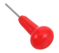 Healifty Braille Stylus Pen Red round Tip Braille Writing Aid Tactile Writing Instrument for Blind Students Educational Handwriting Aid