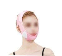 Healifty Breathable Face-lifting V Line Strap for Women Chin Support Belt Masseter Muscle Slimming Mask Pink for Sleeping and Snoring Prevention