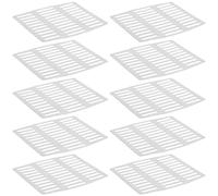 Healifty Brick Wall Weep Hole Cover with Efficient Drainage and Barrier for Small Animals Stainless Steel 10pcs Silver Finish, Suitable for Modern Brick Wall Applications