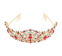 Healifty Bridal Crown Wedding Hair Headpiece Rhinestone for Bride Accessories Elegant Queen Crown Tiaras for Women Bridal Hair for Wedding Ceremony