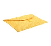 Healifty Brocade Scriptures Book Bag with Dragon Pattern, Yellow Cotton Cloth Pouch Round Cover, Traditional Ethnic Style Buddhist Scripture Storage Pouch for Temple Use and Travel