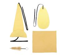 Healifty Brush Carrying for Maintenance Natural Instrument or Bristle in Saxophone Cleaning Kit with No Lint Cotton Wipe Cloth Random Color Bag or Suitcase
