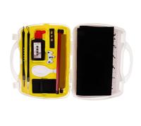 Healifty Calligraphy Set for Beginners 11pcs Household Calligraphy Cloth Kit with Brush Pens Reusable Water Writing Mat and Ink Stone for Adults