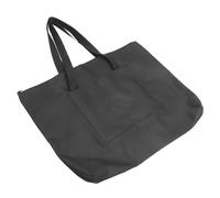 Healifty Canvas Art Storage Portfolio with Zipper Design and Thickened Shoulder Strap, Large Artist Drawing Bag for 4k Boards and Painting Equipment, for Studio and Travel