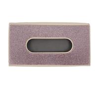 Healifty Car Visor Tissue Holder with Rhinestone, Beige Leather Sun Visor Napkin Box for Vehicle Seat Back, Car Tissue Box Case Organizer for Travel and Daily Use