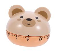 Healifty Cartoon Bear Mechanical Kitchen Timer for Baking and Studying Visual Reminder for Autism and Special Needs Creative Countdown Management Tool