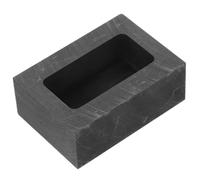 Healifty Casting Mold Graphite Crucible for Hobbyists and Professional Jewelers Black Stable Graphite Structure Precision Casting for Metal Processing Industries and Refining