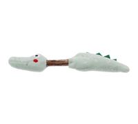 Healifty Cat Chew Stick Silvervine Plush Animal Shape Bite-resistant Cat Toys for Kittens Light Green Stress Relief Exercise Interactive Toy to Spend Time with Your Pets