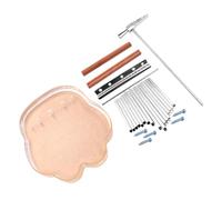 Healifty Cat's Paw Thumb Piano Keys Kalimba Finger Piano Small Instrument Portable Musical Instrument for Beginners Boys and Girls Easy to Assemble and Play