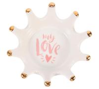 Healifty Ceramic Elegant and Delicate Design for Nail Art and Make-up Nail Pen Holder for Women