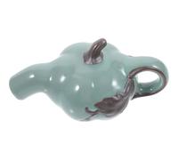 Healifty Ceramic Floating Teapot Fountain Decor for Tabletop, Vintage Style with Delicate Workmanship and Practicality, for Indoor Desktop Adornment and Flowing Water Ornaments