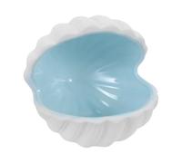 Healifty Ceramic Hamster House Seashell Shaped Small Animal Hideout with Secure Shelter and White Ceramic Material for Hamsters, Chinchillas, and Small Pets for Exploration and Play